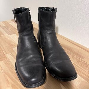 Kenneth Cole Black Leather Men's Boots